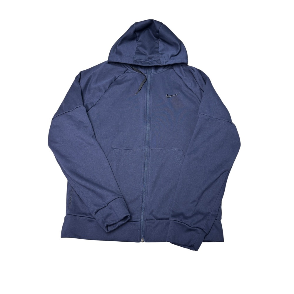 Nike Therma-FIT Mens Full Zip Hoodie Navy Blue M DQ4830-451